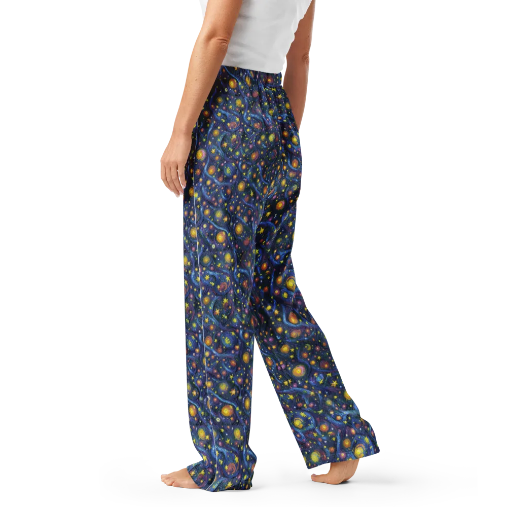 Starry Vortex on Women's Pajama Pants — Left