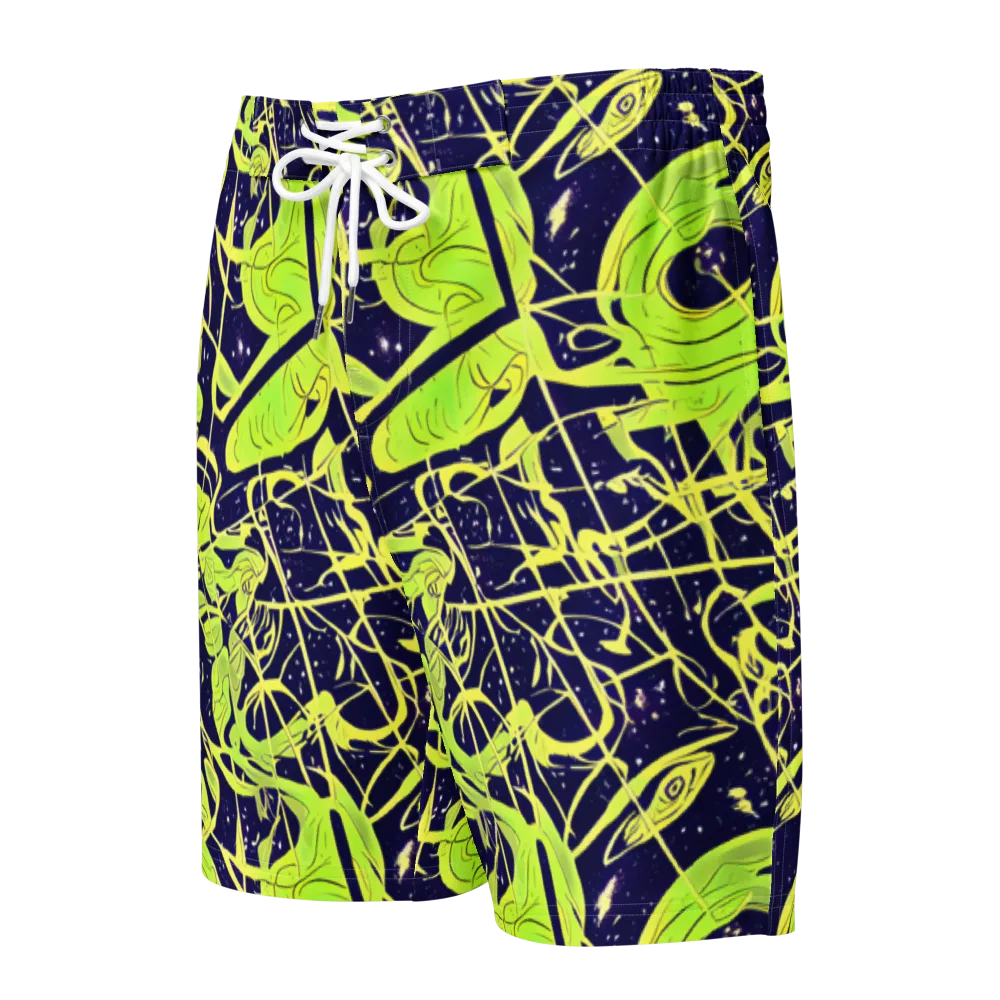 Stellar Sprout on Men's Board Shorts — Front