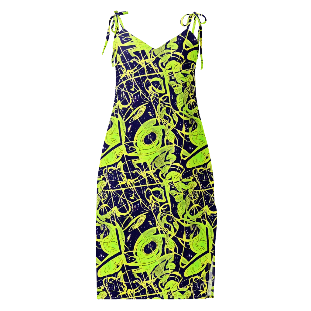 Stellar Sprout on Slip Dress — Front