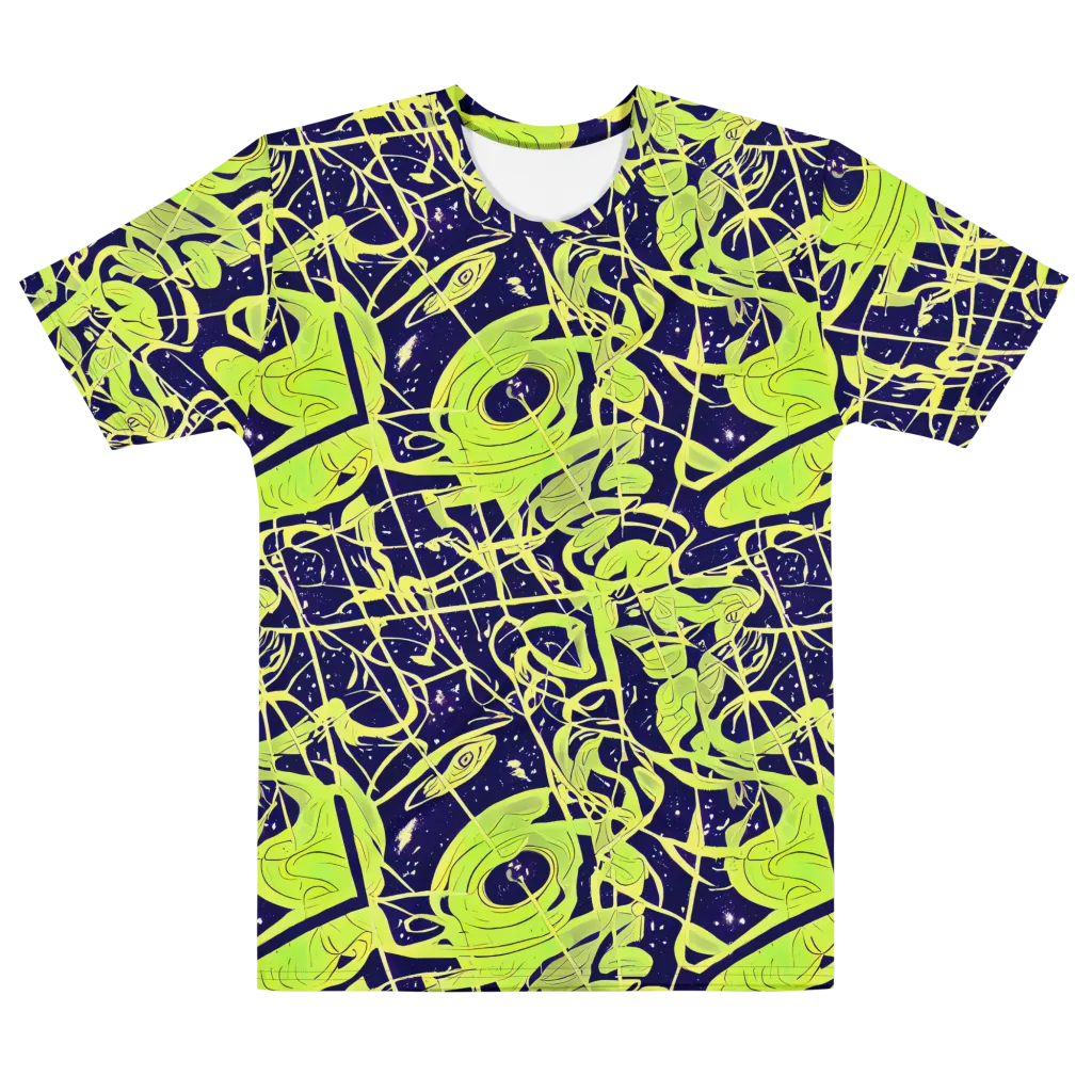 Stellar Sprout on Men's Cotton Crew Neck T-Shirt — Front