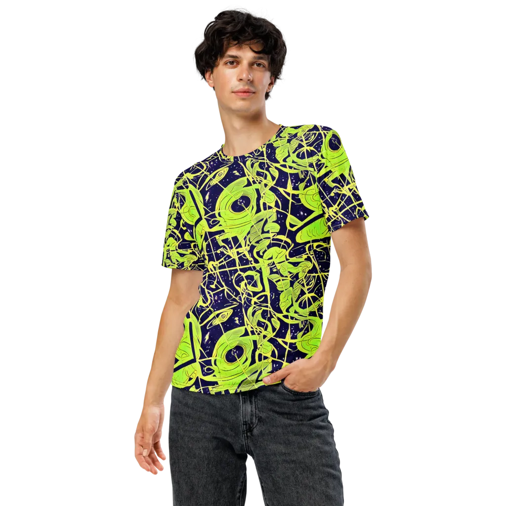 Stellar Sprout on Men's Crew Neck T-Shirt — Front