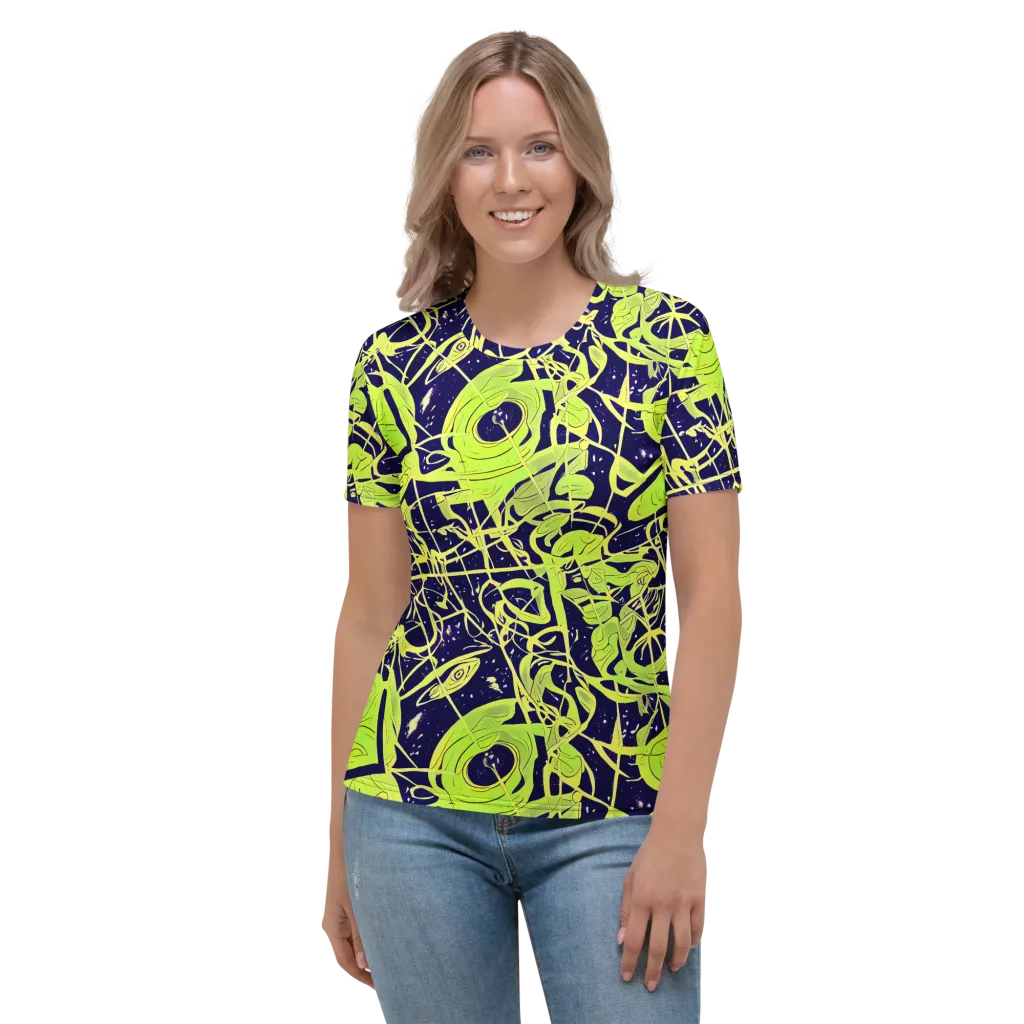 Stellar Sprout on Women's Crew Neck T-Shirt — Front