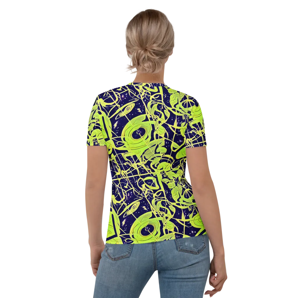 Stellar Sprout on Women's Crew Neck T-Shirt — Back