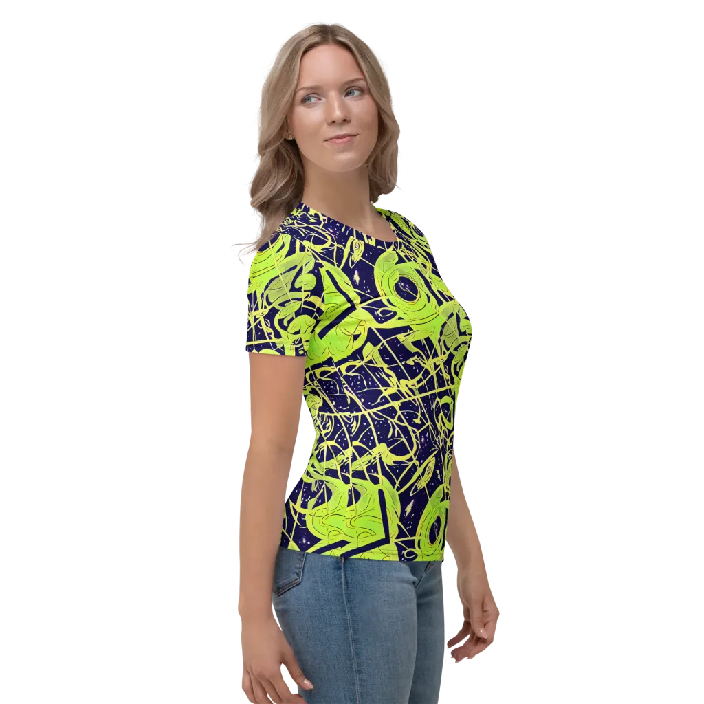 Stellar Sprout on Women's Crew Neck T-Shirt — Right