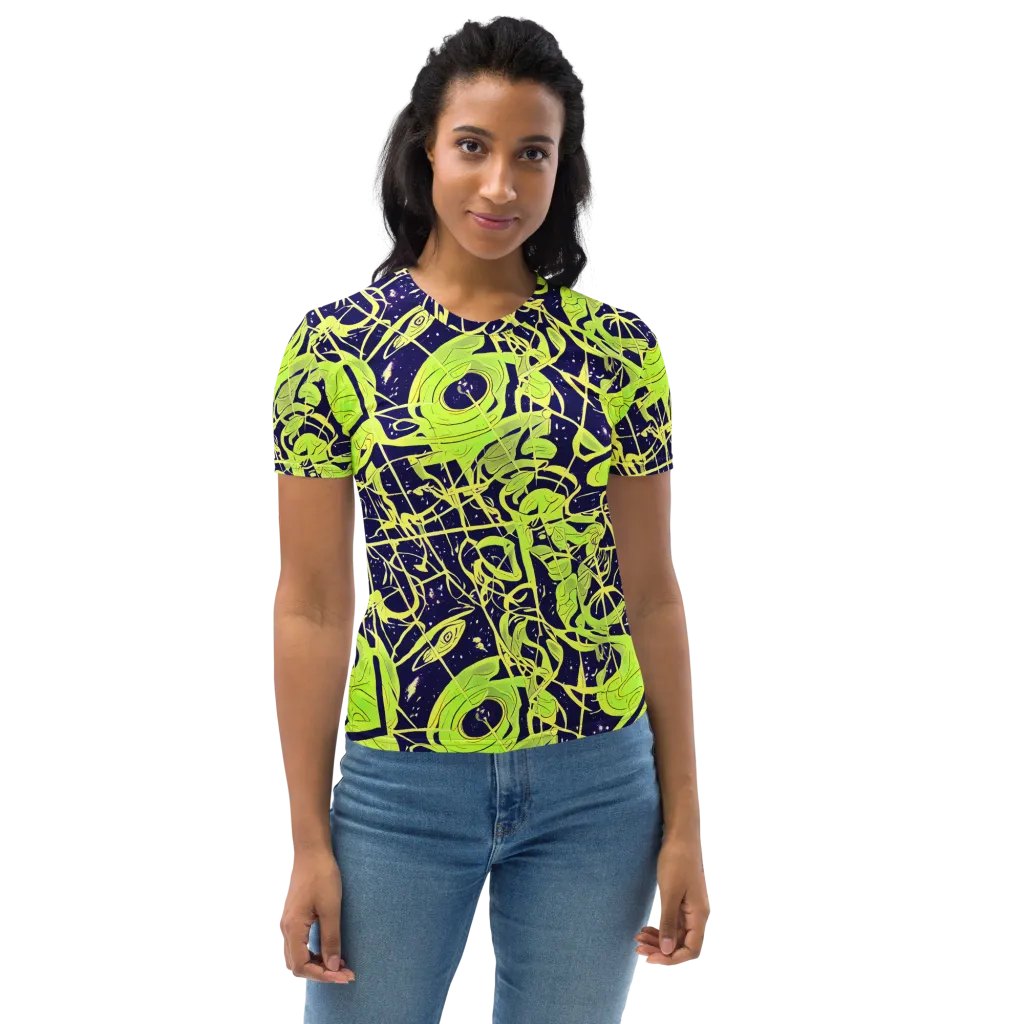 Stellar Sprout on Women's Crew Neck T-Shirt — Front