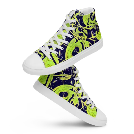 Stellar Sprout on a Women's High Top Canvas Shoes