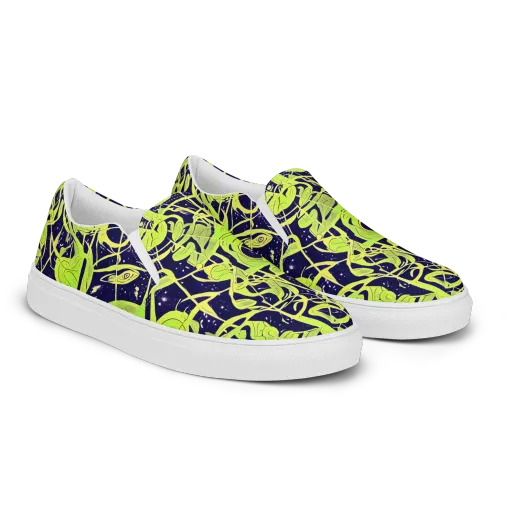 Stellar Sprout on a Men's Slip-On Canvas Shoes
