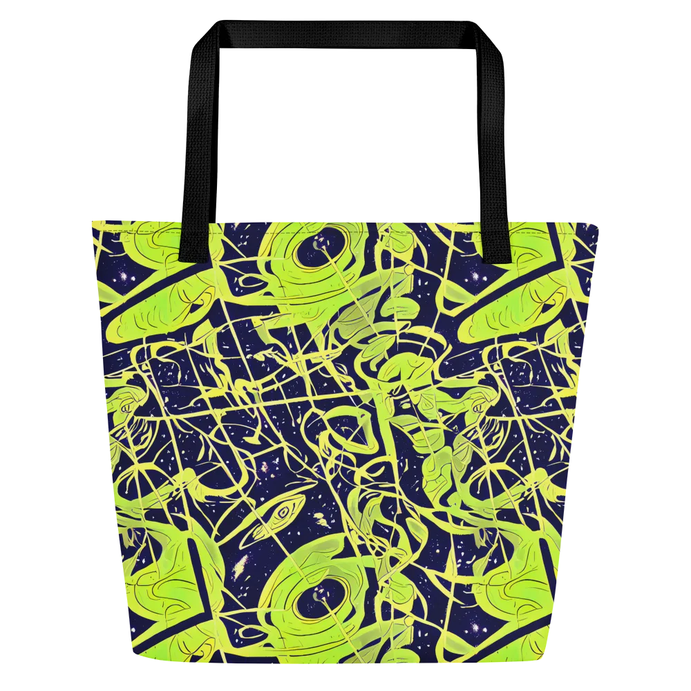 Stellar Sprout on Large Tote Bag W/ Pocket — Front
