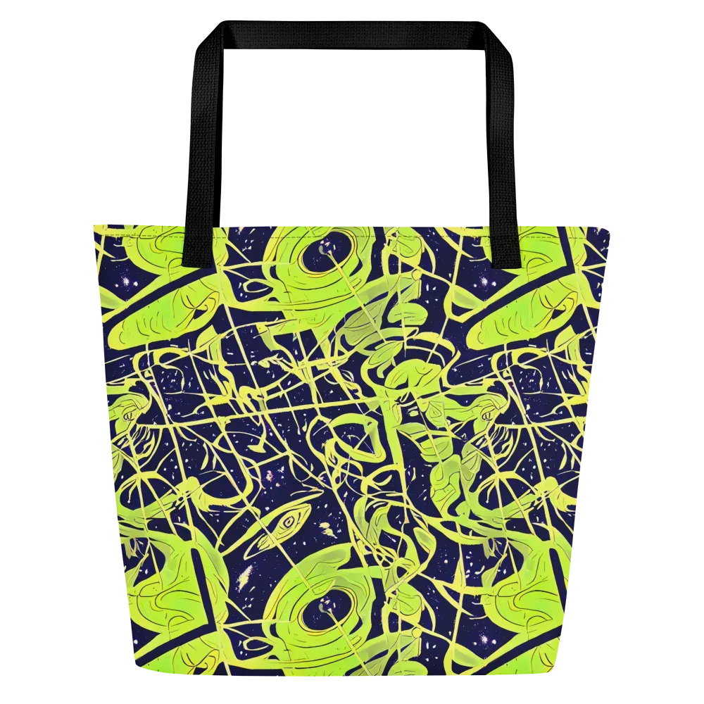Stellar Sprout on Large Tote Bag W/ Pocket — Front