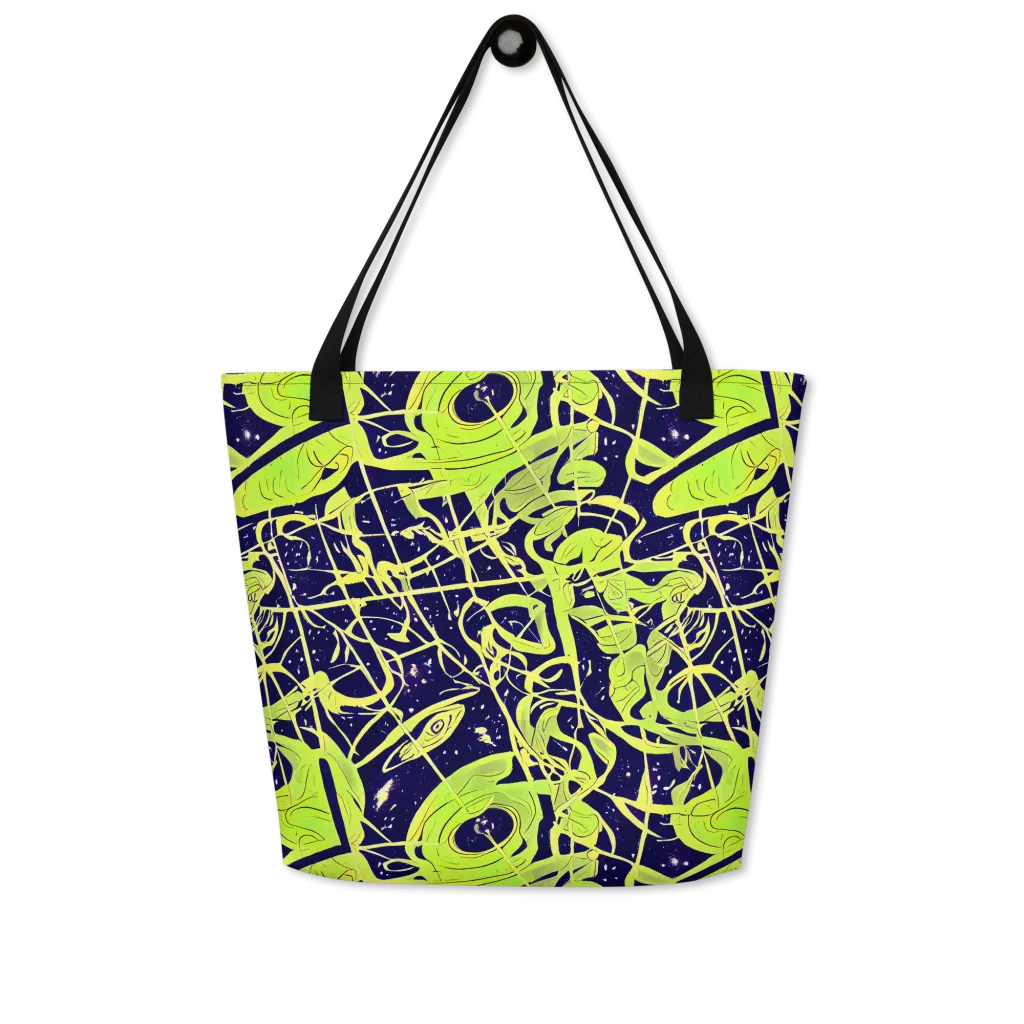 Stellar Sprout on Large Tote Bag W/ Pocket — Front