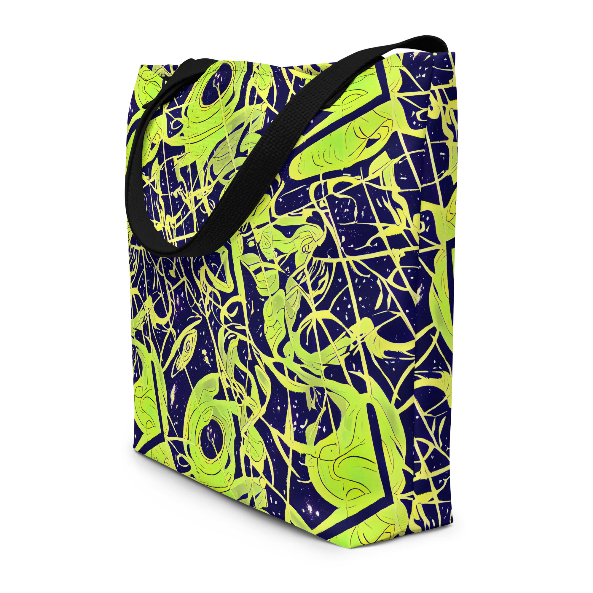 Stellar Sprout on Large Tote Bag W/ Pocket — Front
