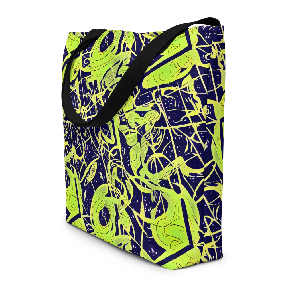 Stellar Sprout on Large Tote Bag W/ Pocket — Front