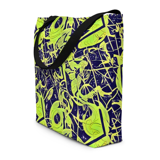 Stellar Sprout on a Large Tote Bag W/ Pocket