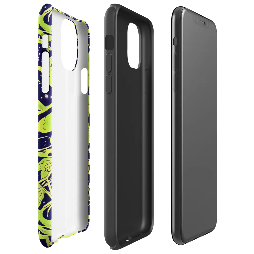 Stellar Sprout on Tough Case for iPhone® — Right
