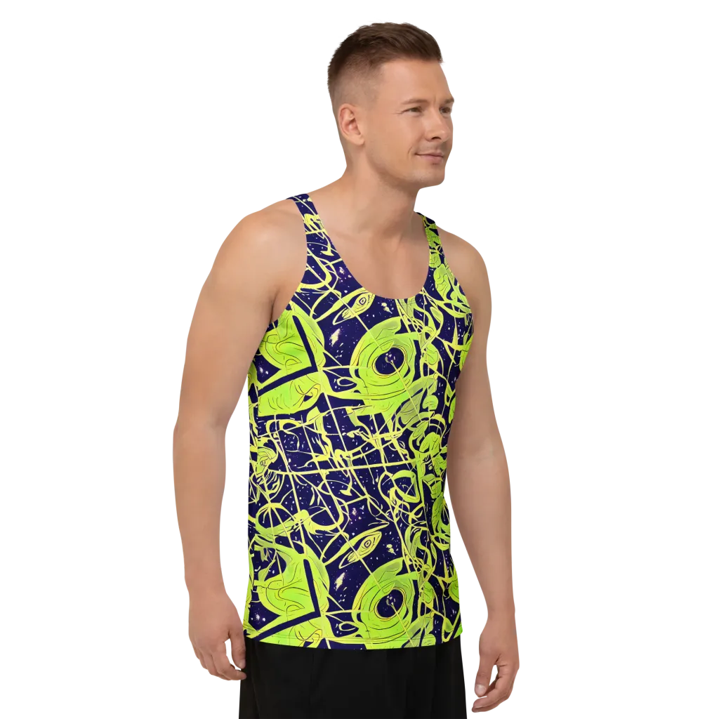 Stellar Sprout on Men's Tank Top — Right Front