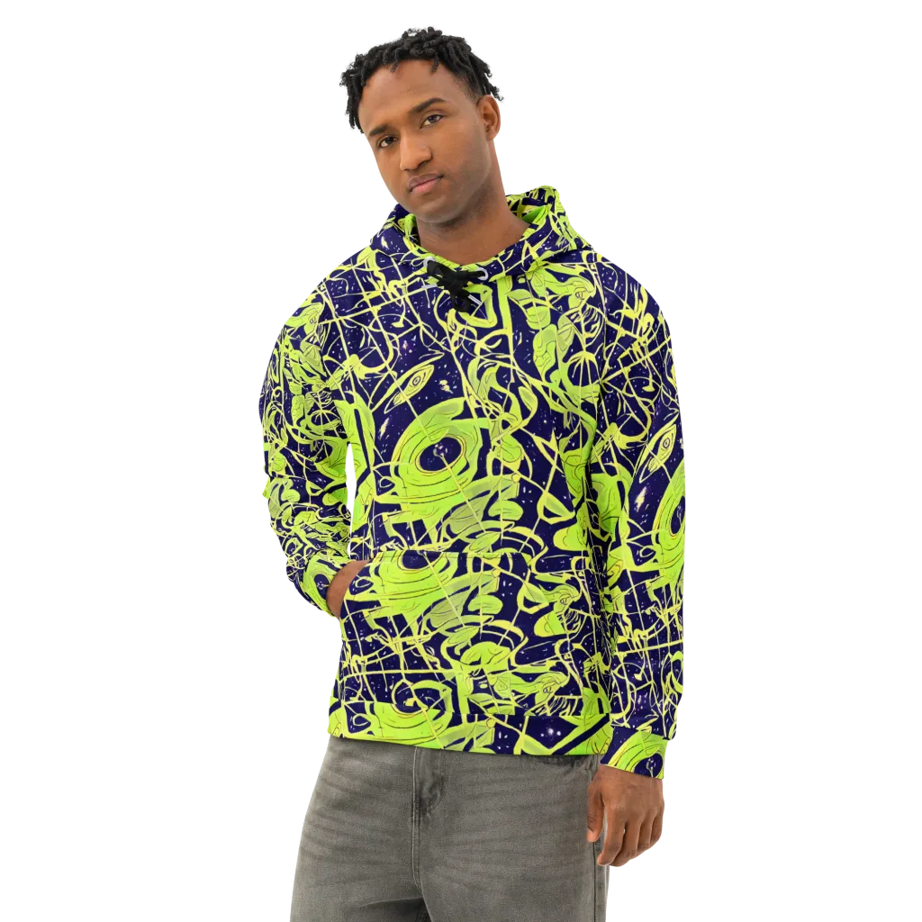 Stellar Sprout on Cotton Hoodie — Left Front