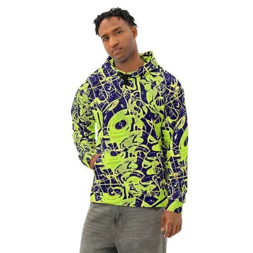 Stellar Sprout on a Cotton Hoodie