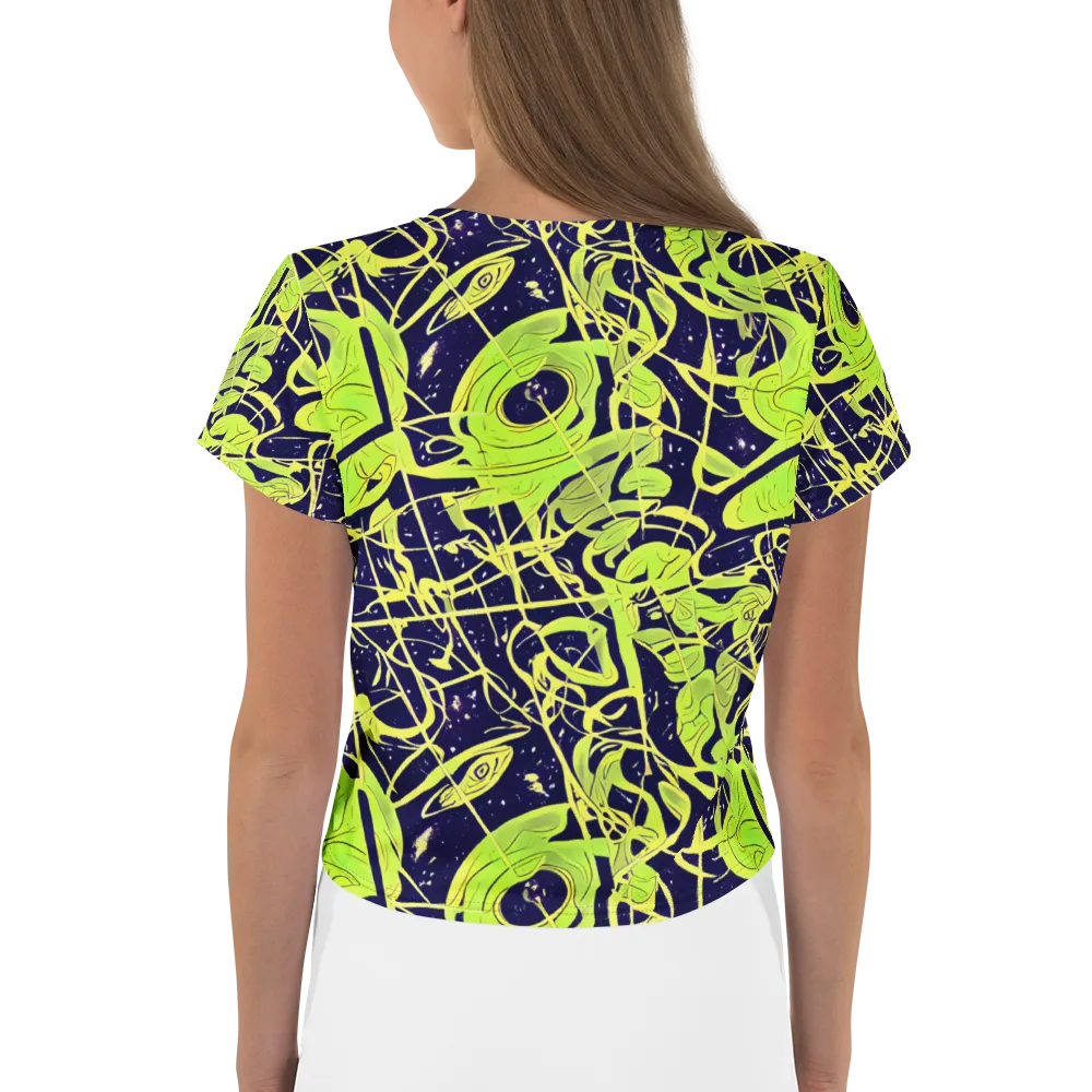 Stellar Sprout on Crop Tee — Back