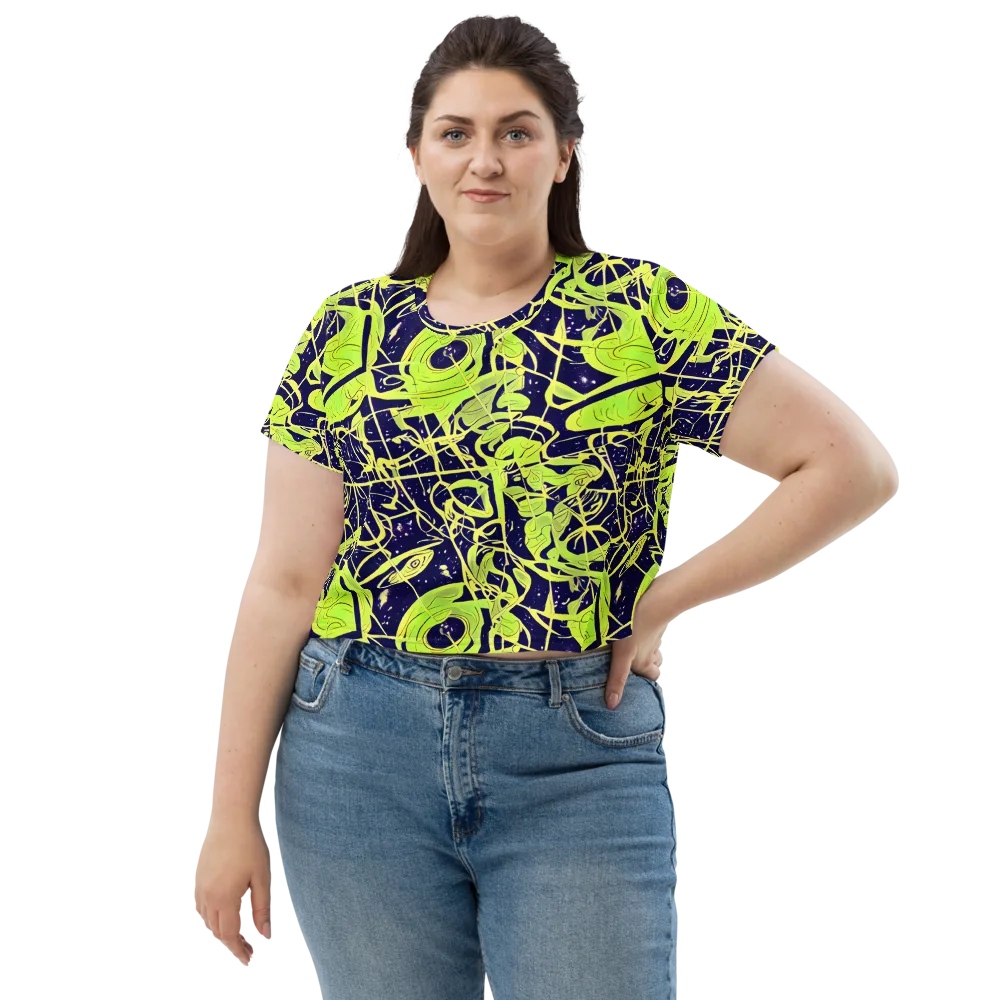 Stellar Sprout on Crop Tee — Front