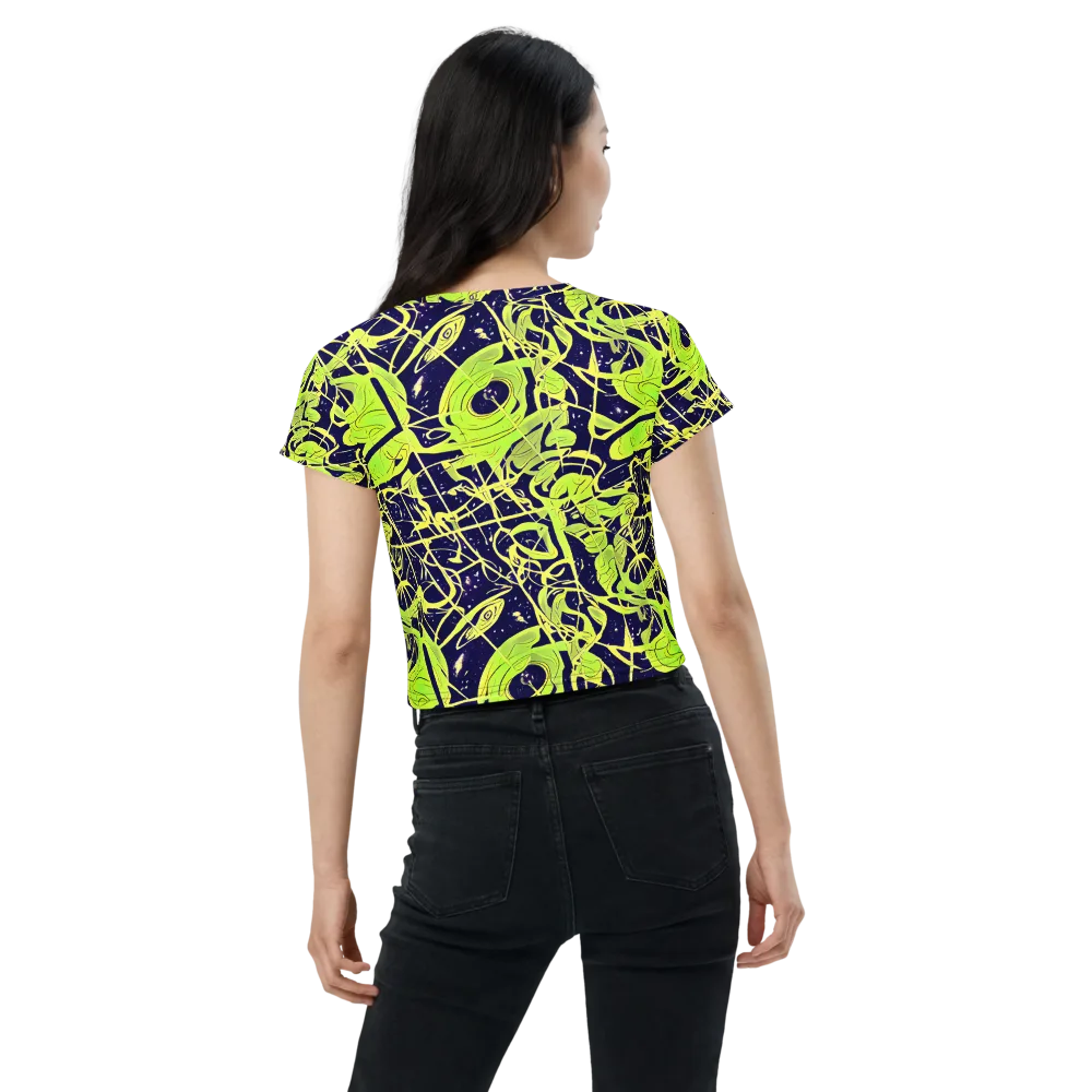Stellar Sprout on Crop Tee — Back