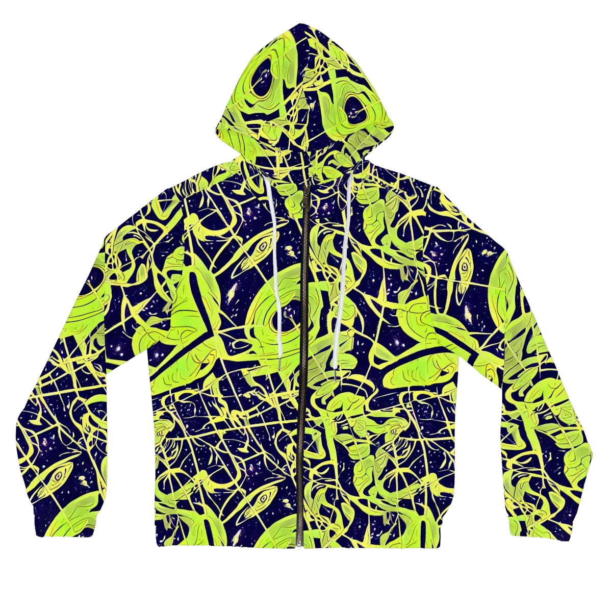 Stellar Sprout on Women's Full-Zip Hoodie — Front