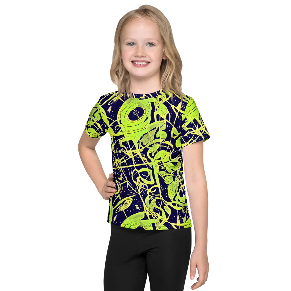 Stellar Sprout on Kids Crew Neck T-Shirt — Front