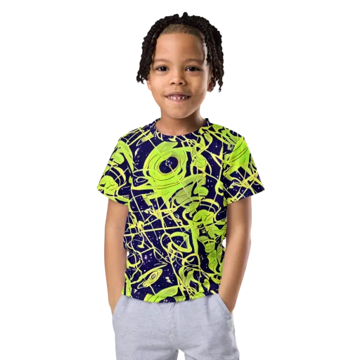 Stellar Sprout on a Kids Crew Neck T-Shirt