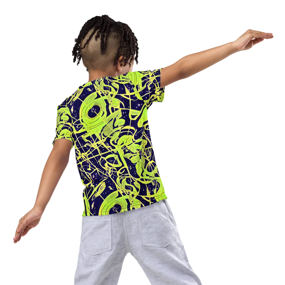 Stellar Sprout on Kids Crew Neck T-Shirt — Back