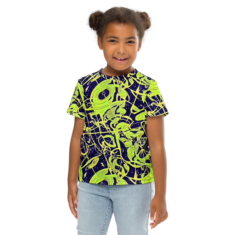 Stellar Sprout on Kids Crew Neck T-Shirt — Front