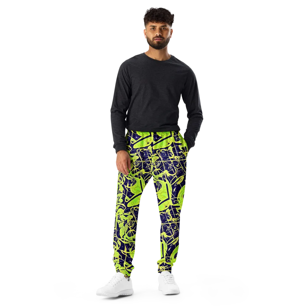 Stellar Sprout on Men's Joggers — Front