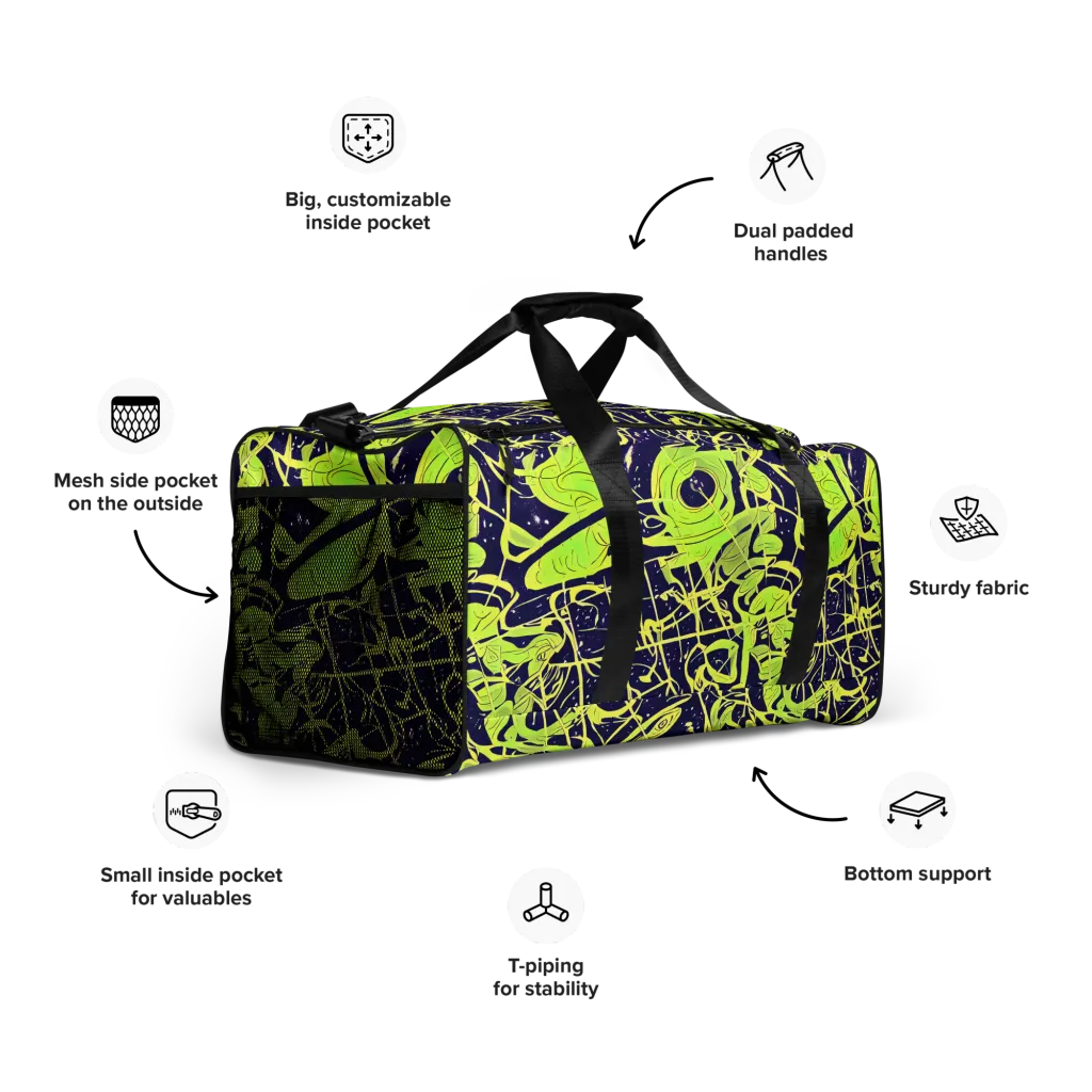 Stellar Sprout on Duffle Bag — Right Front