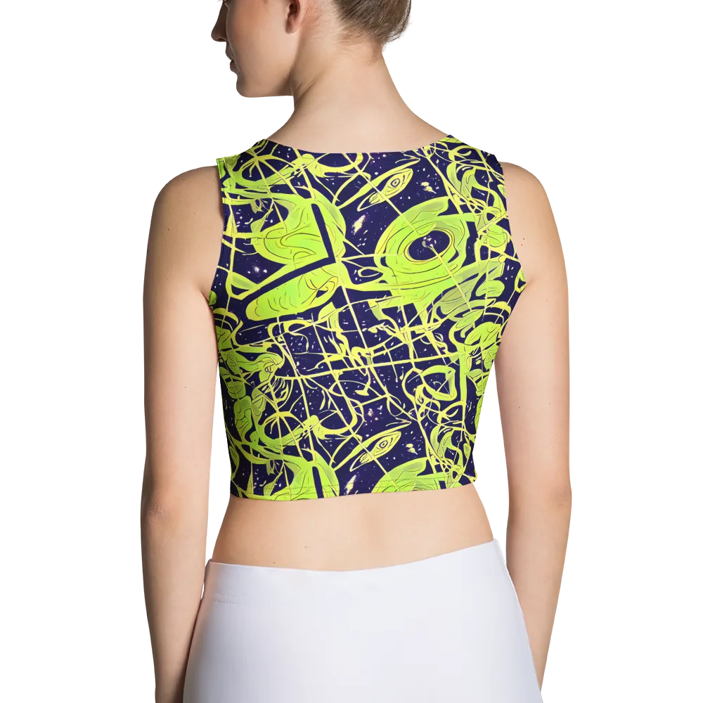 Stellar Sprout on Crop Top — Back