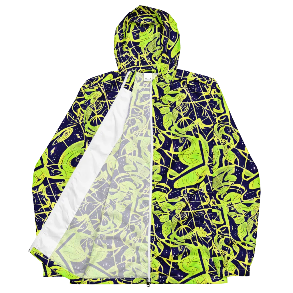 Stellar Sprout on Men's Windbreaker — Front