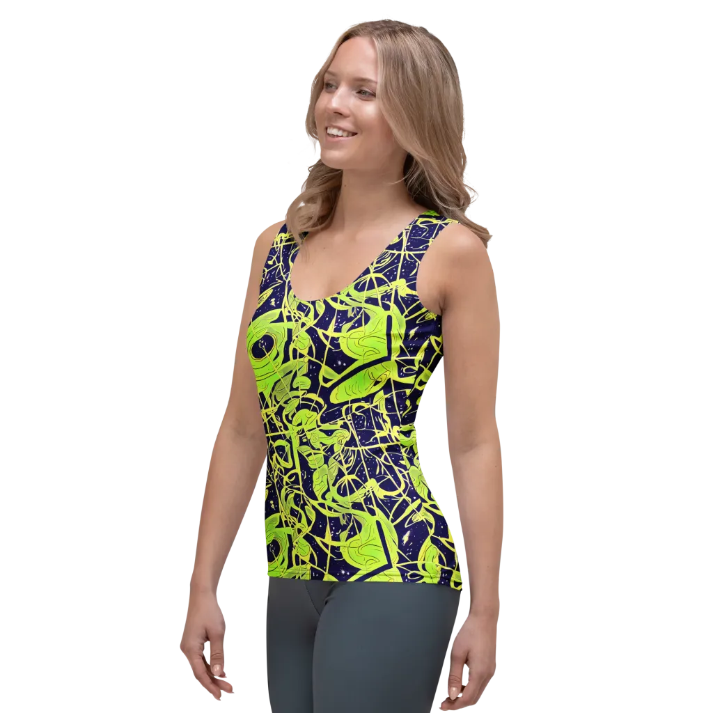 Stellar Sprout on Women's Tank Top — Left Front