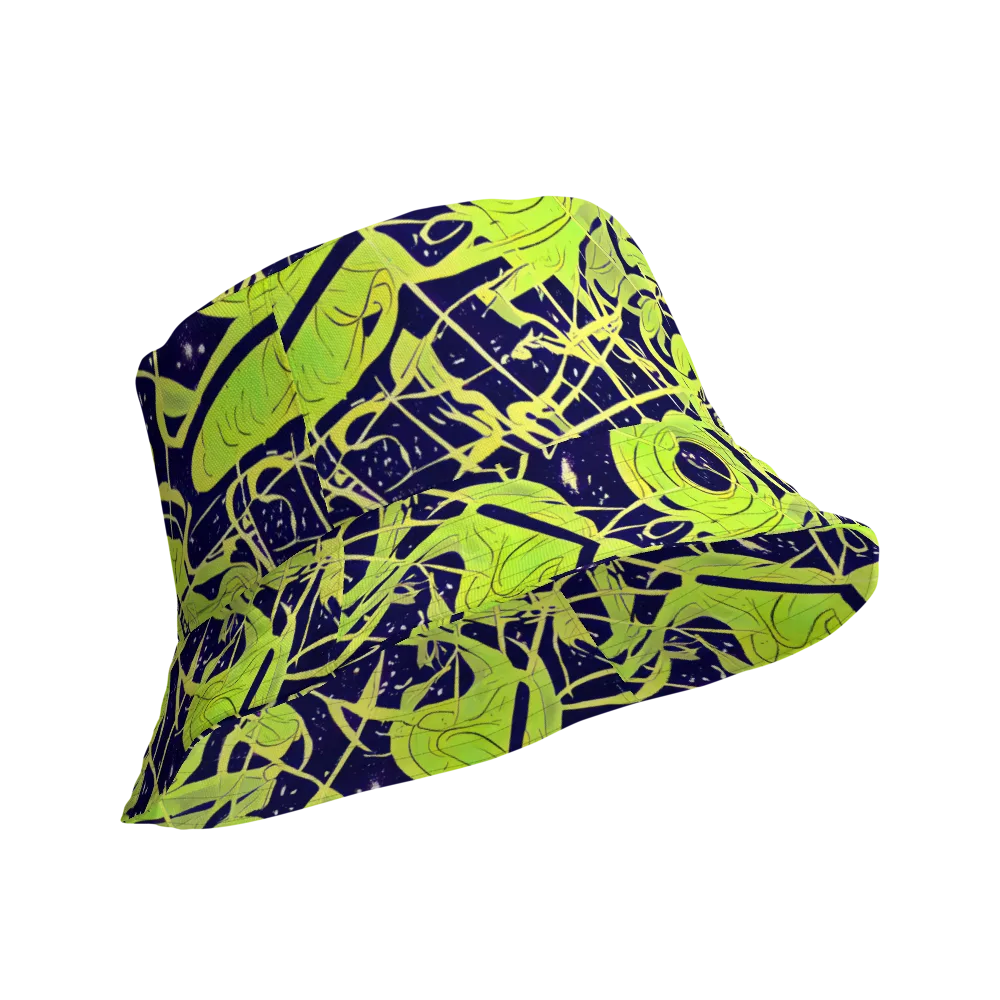 Stellar Sprout on Reversible Bucket Hat — Product details Outside