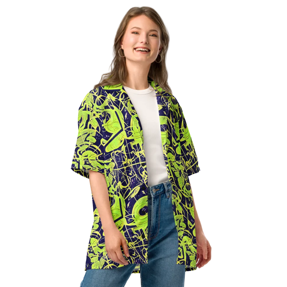 Stellar Sprout on Button Shirt — Front