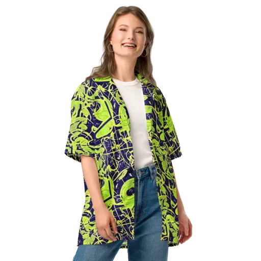 Stellar Sprout on a Button Shirt