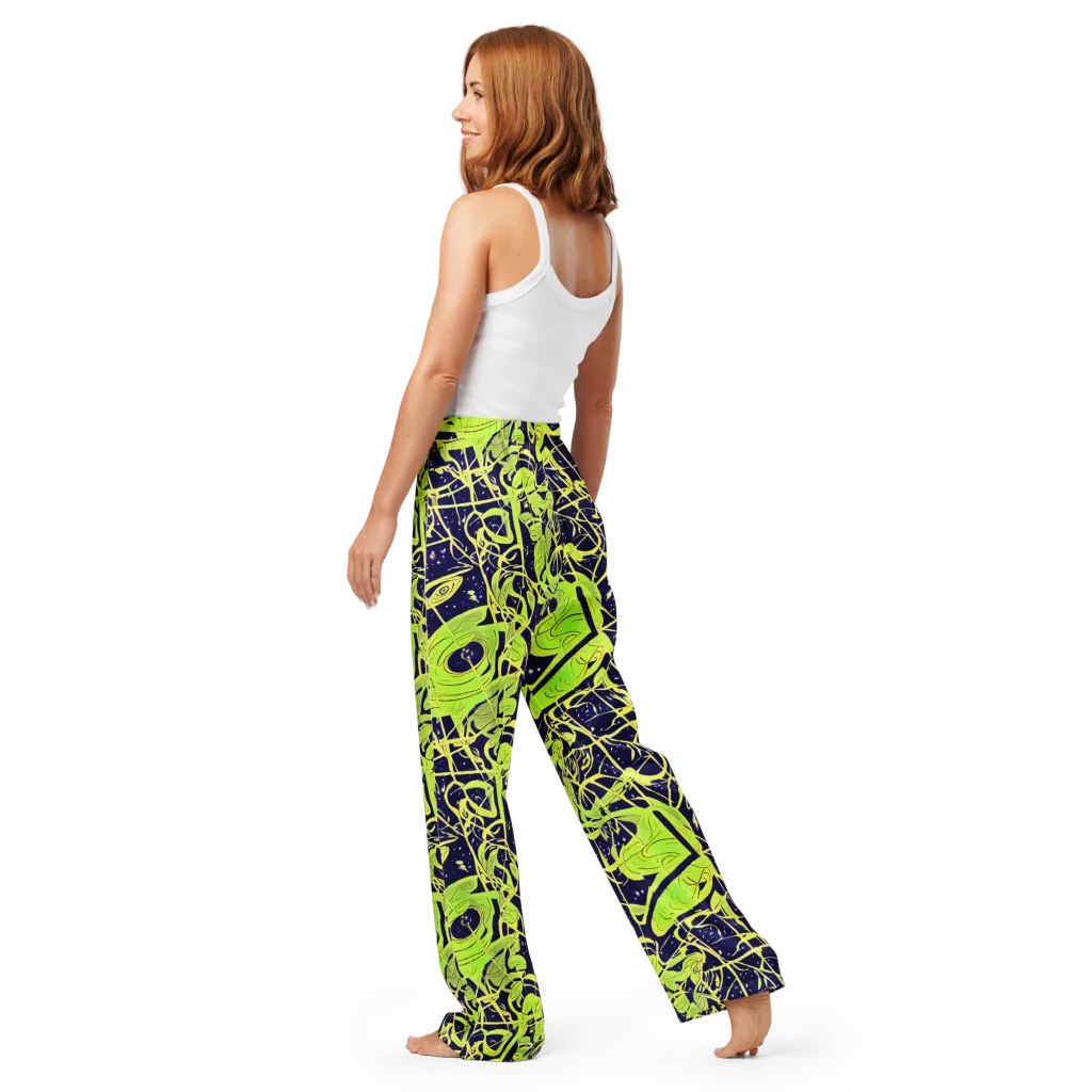 Stellar Sprout on Women's Pajama Pants — Back