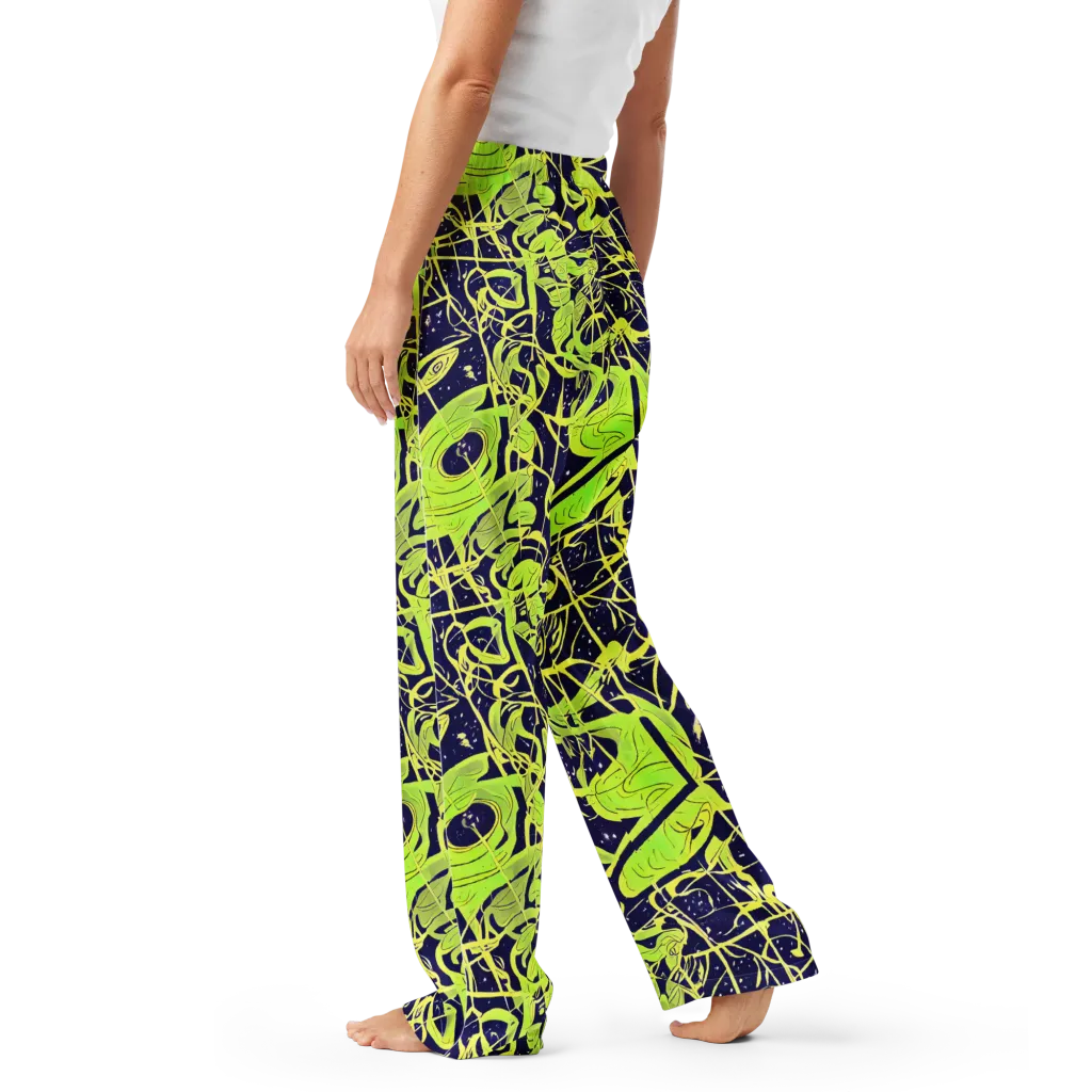 Stellar Sprout on Women's Pajama Pants — Left
