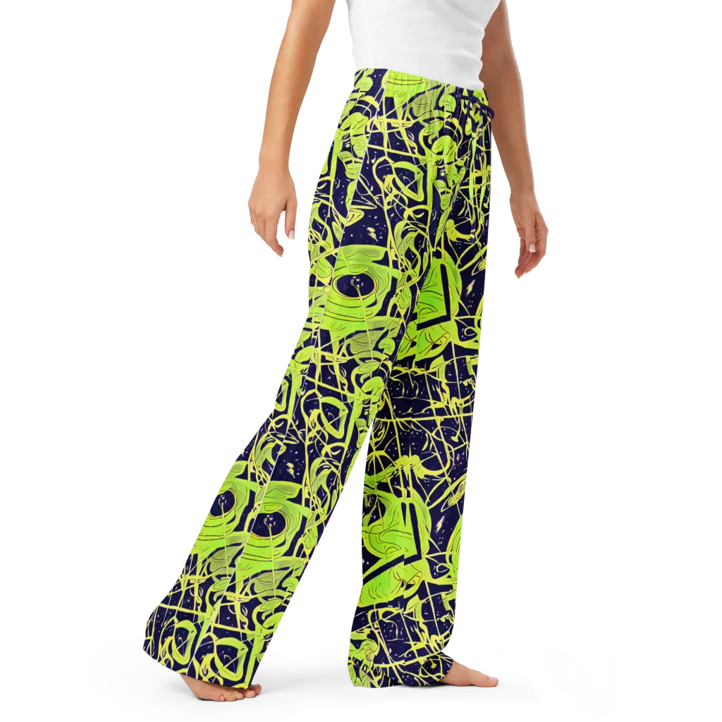 Stellar Sprout on Women's Pajama Pants — Right Front