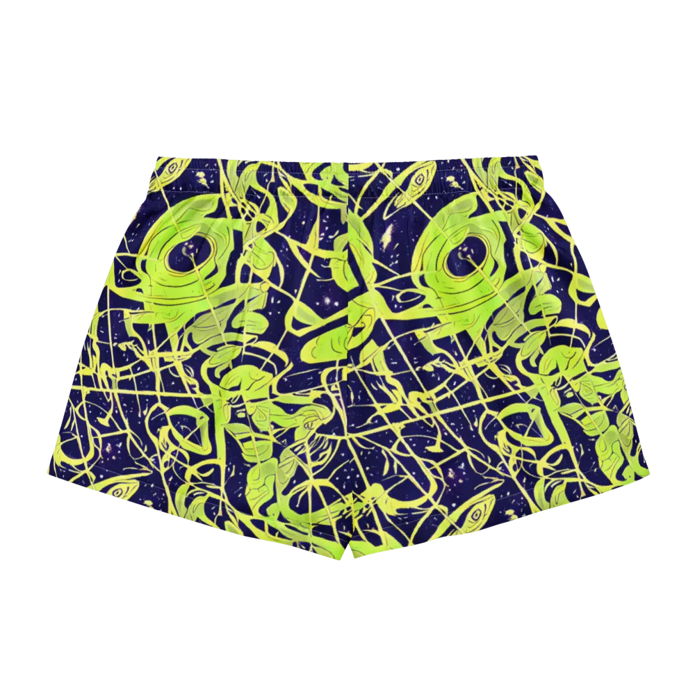 Stellar Sprout on Women's Pajama Shorts — Back