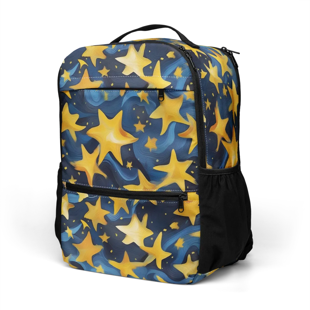 Golden Starfall on Utility Backpack — Left Front