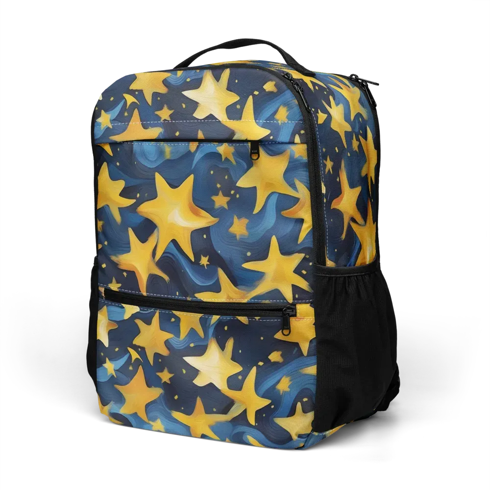 Golden Starfall on Utility Backpack — Left Front