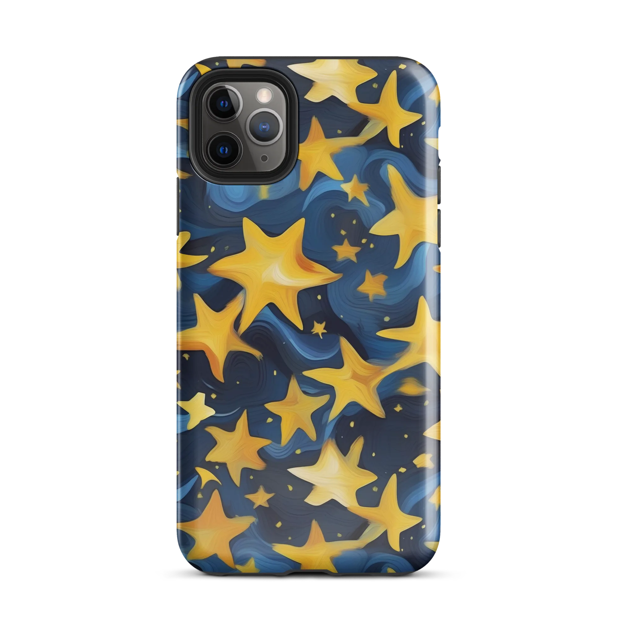 Golden Starfall on Tough Case for iPhone® — Front
