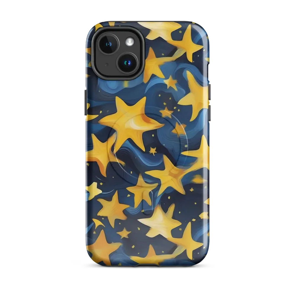 Golden Starfall on MagSafe Tough Case for iPhone® — Front