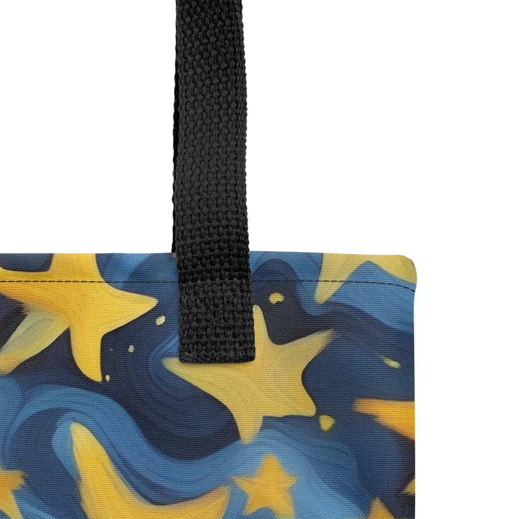 Golden Starfall on Tote Bag — Product details