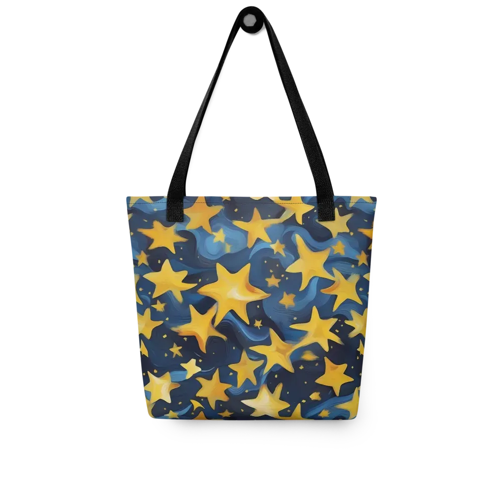 Golden Starfall on Tote Bag — Front