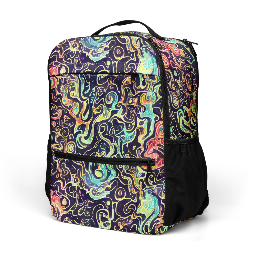 Nightwave Maze on Utility Backpack — Left Front