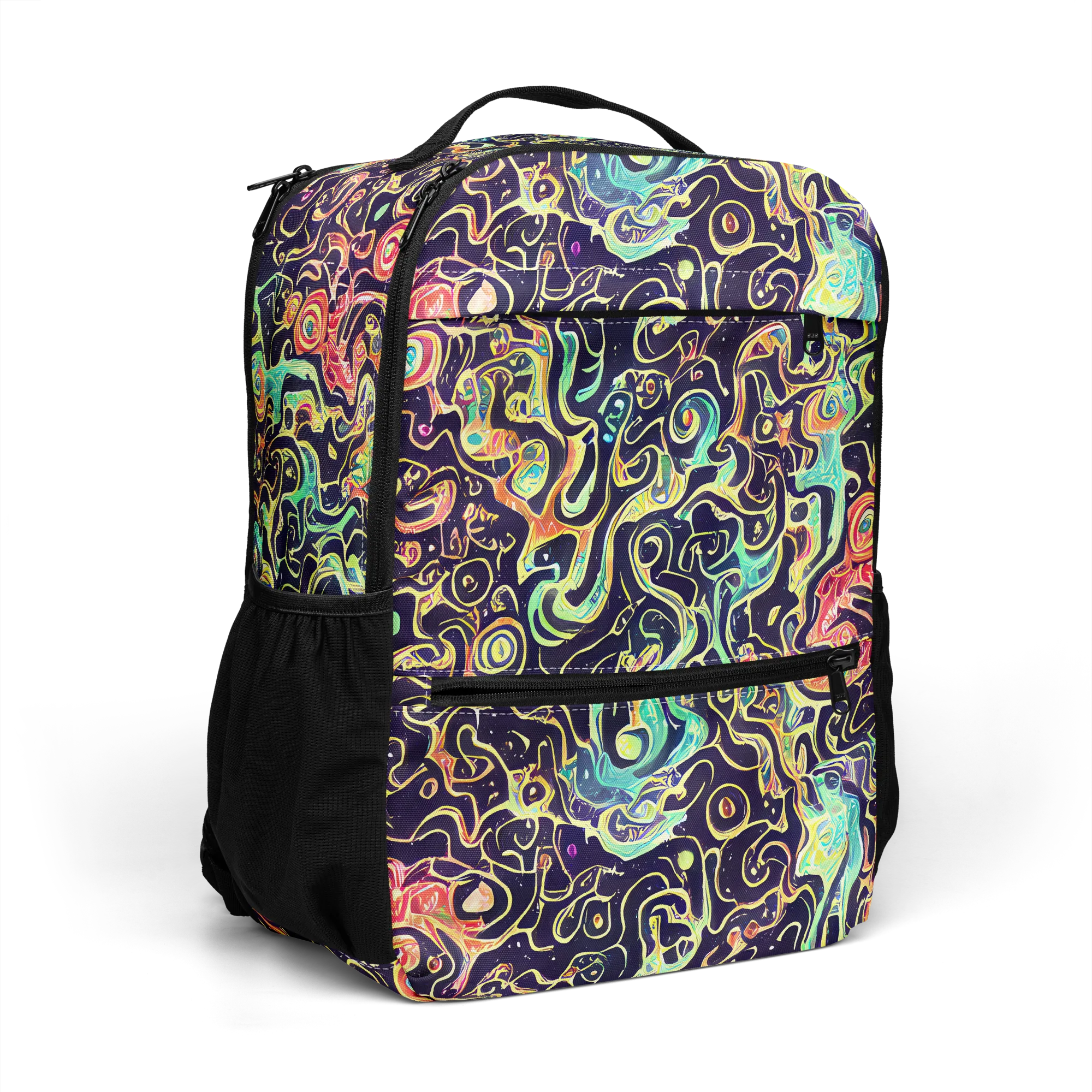 Nightwave Maze on Utility Backpack — Right Front