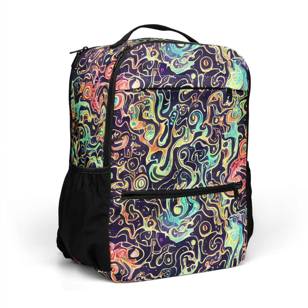 Nightwave Maze on Utility Backpack — Right Front